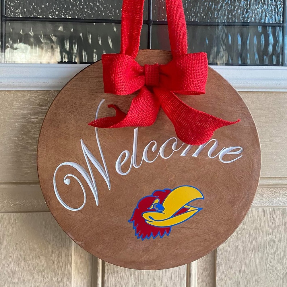 Custom Welcome Wood Door Sign - Picture 5 of 16